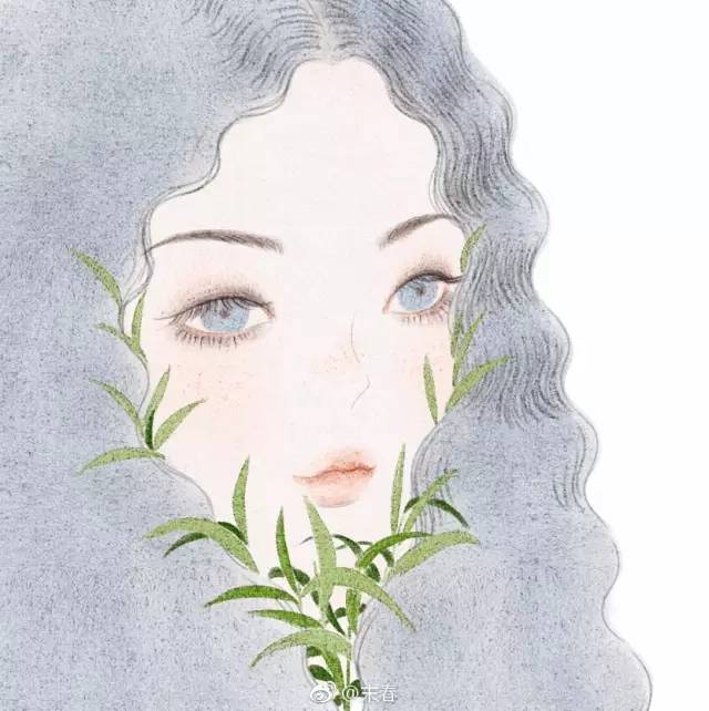 獨(dú)特中國(guó)美，最美插畫(huà)，膚如凝脂珠圓玉潤(rùn)民國(guó)