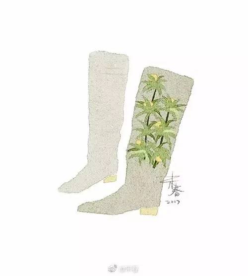 獨(dú)特中國美，最美插畫，膚如凝脂珠圓玉潤民國