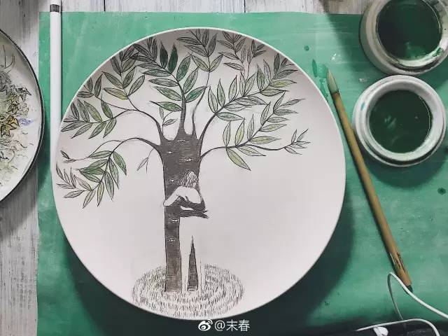 獨(dú)特中國美，最美插畫，膚如凝脂珠圓玉潤(rùn)民國