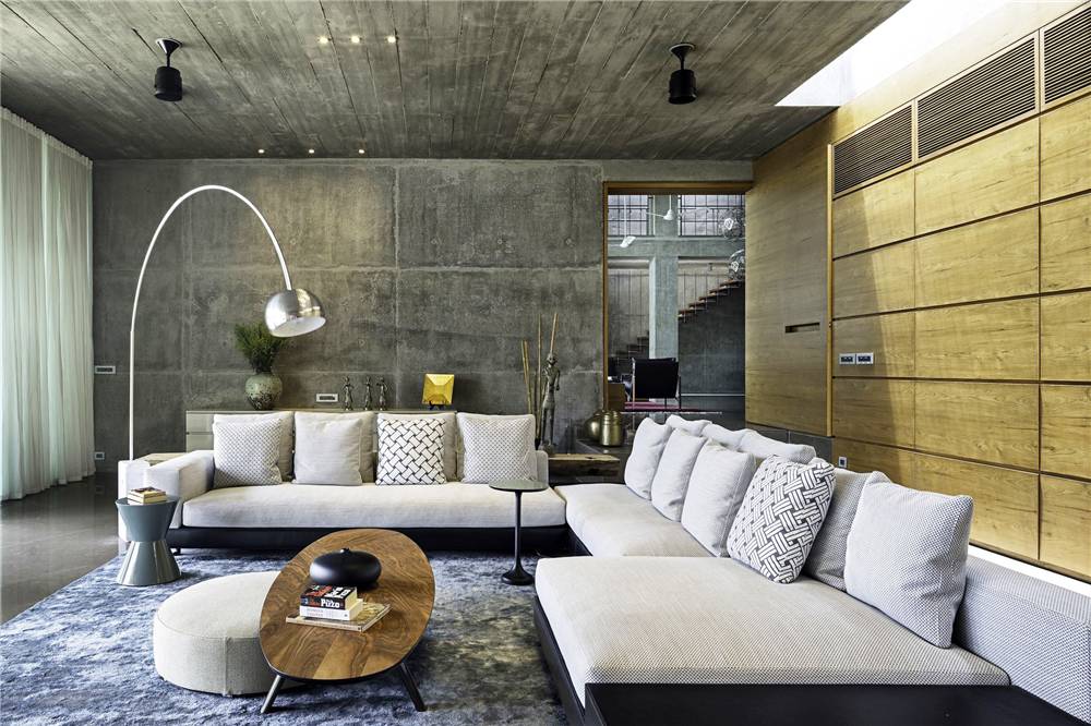 水泥毛坯房遇到中式禪意，最原生態(tài)的高級(jí)灰典