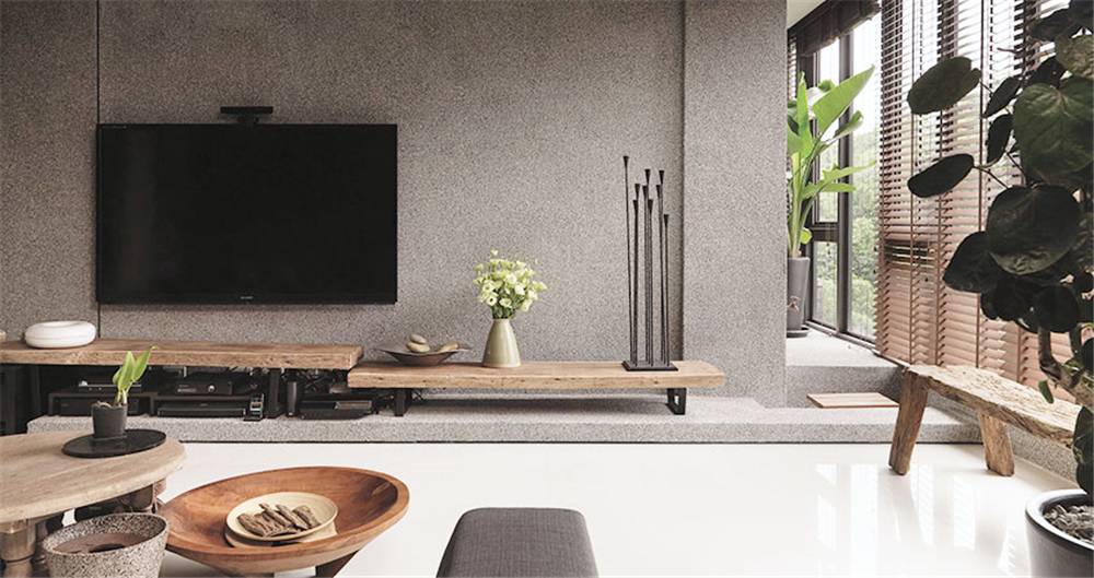 水泥毛坯房遇到中式禪意，最原生態(tài)的高級灰典