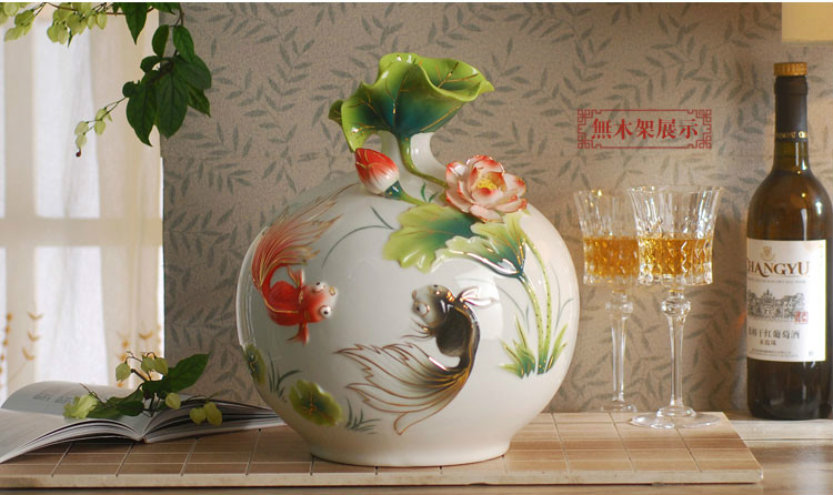 金玉滿(mǎn)堂景德鎮(zhèn)陶瓷花瓶