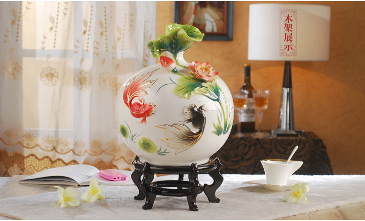 金玉滿(mǎn)堂景德鎮(zhèn)陶瓷花瓶