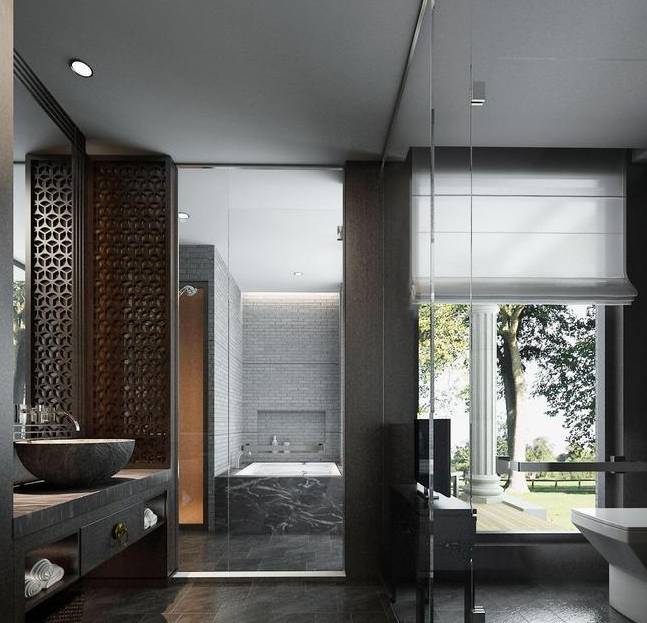 原來衛(wèi)生間也可以高大上，新中式衛(wèi)生間設(shè)計