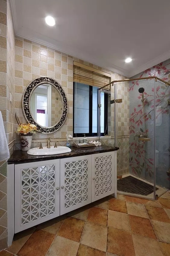 原來衛(wèi)生間也可以高大上，新中式衛(wèi)生間設(shè)計