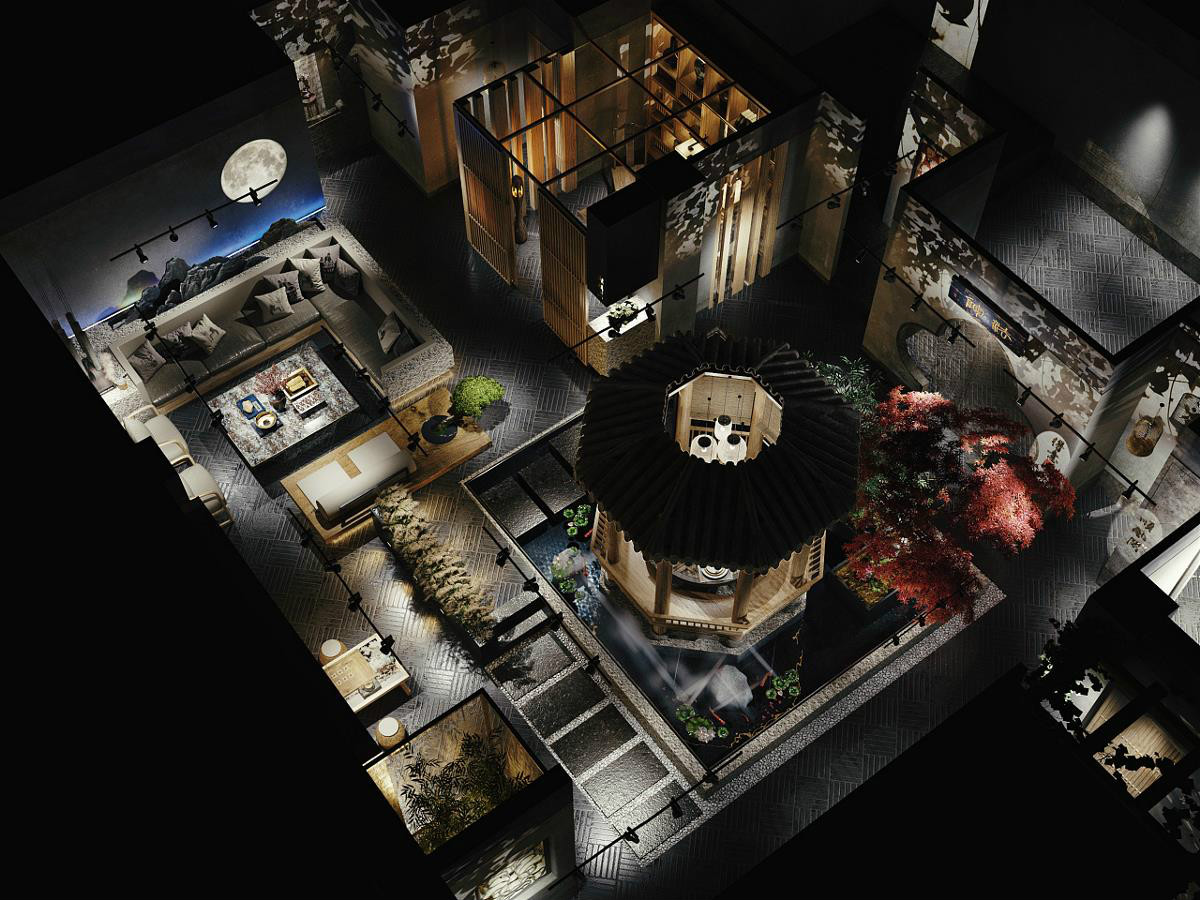 風(fēng)雅韻味十足的中式會所空間設(shè)計