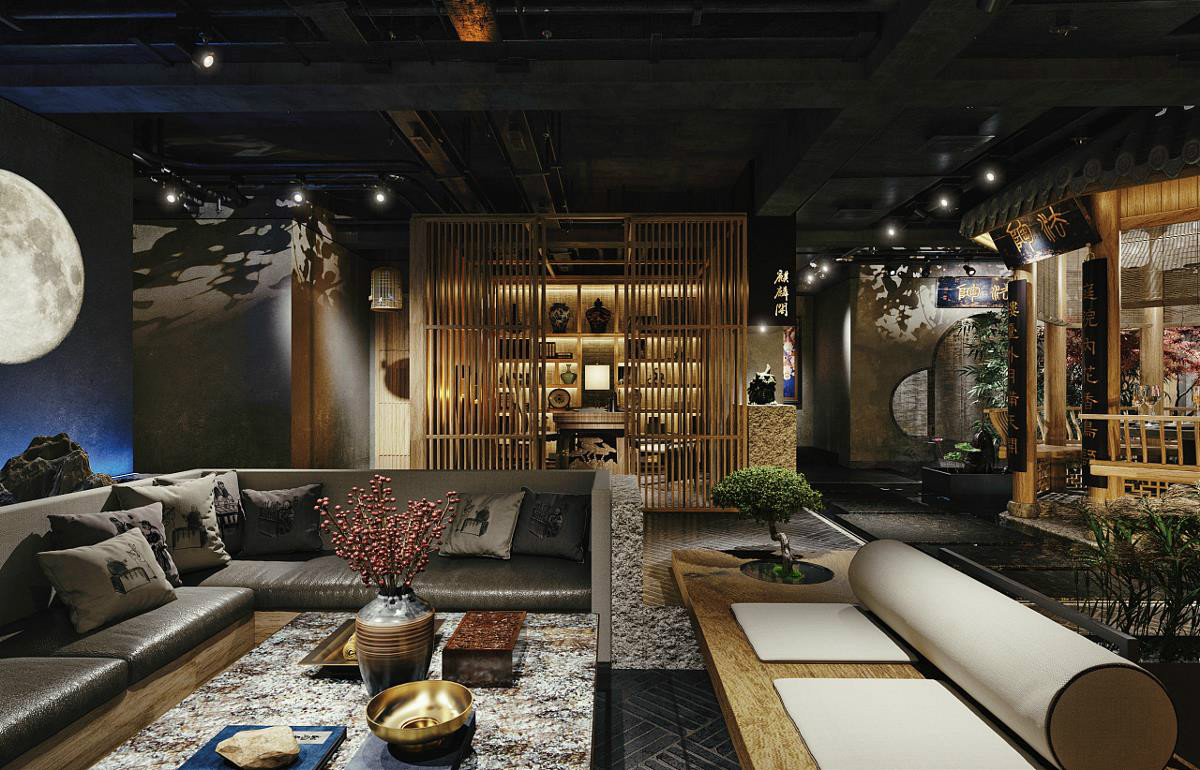 風(fēng)雅韻味十足的中式會所空間設(shè)計