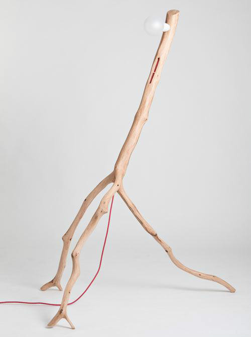 個(gè)性十足原木的中式燈具