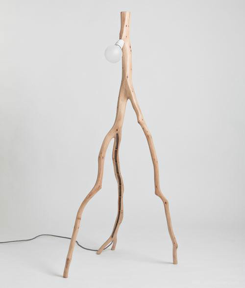 個(gè)性十足原木的中式燈具