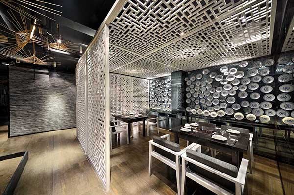 簡(jiǎn)約時(shí)尚的東方美，意境餐廳設(shè)計(jì)