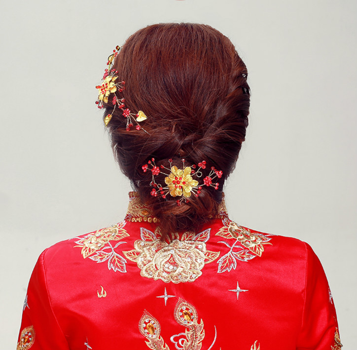 古風(fēng)發(fā)飾新娘頭飾