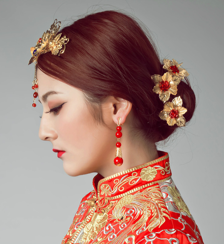 匠心啟航閱讀中式新娘頭飾