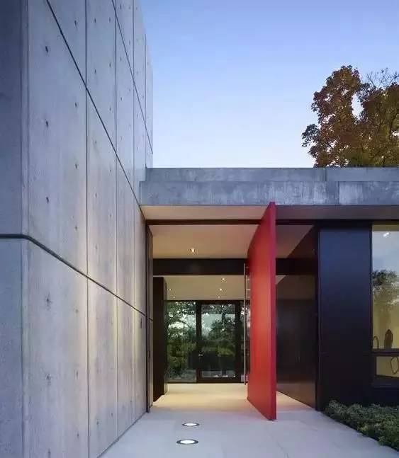 水泥墻樸素寂靜的美，庭院設(shè)計(jì)