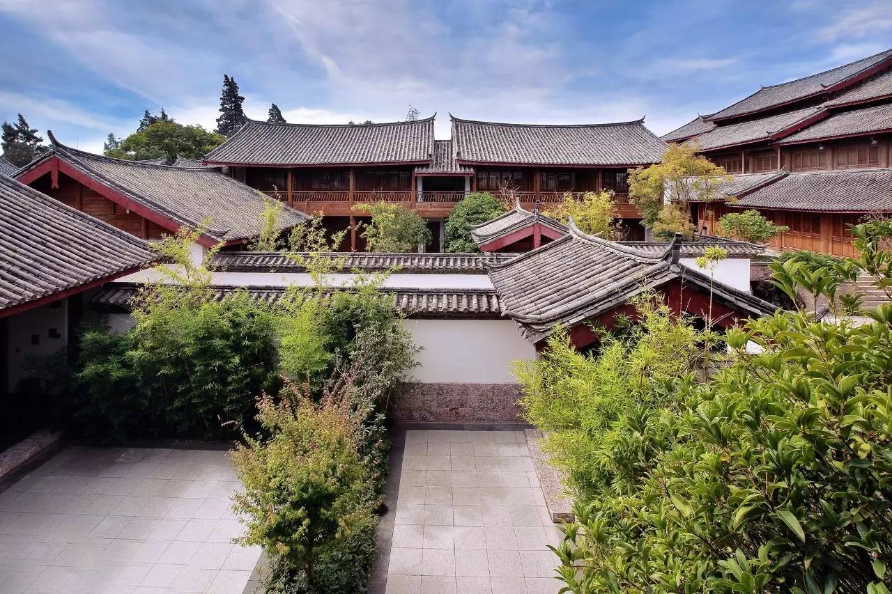 新中式建筑，安縵中式酒店