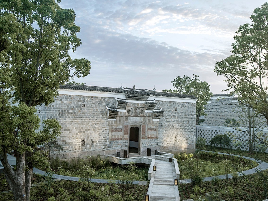 新中式建筑，安縵中式酒店