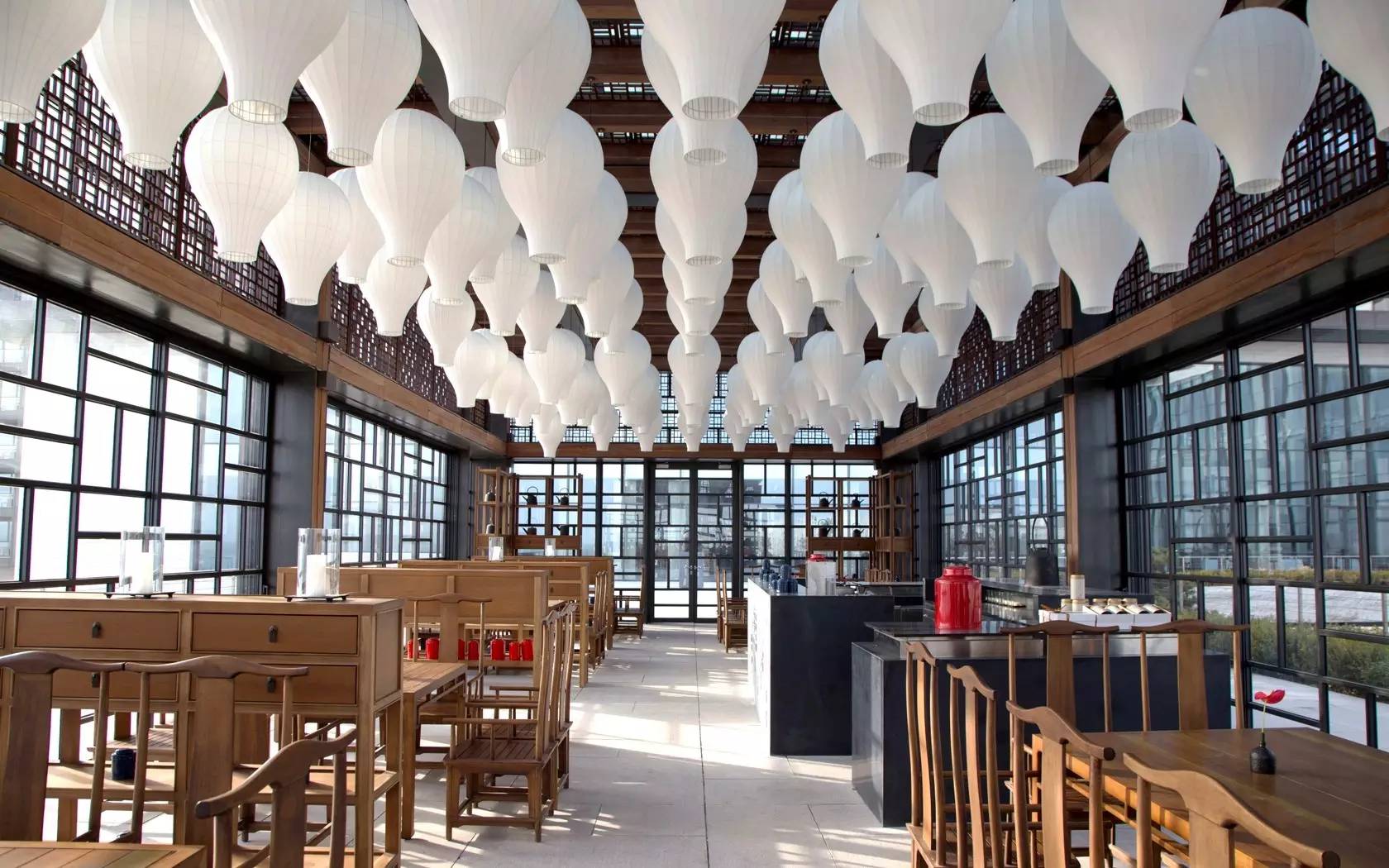 新中式建筑，涵碧樓中式酒店