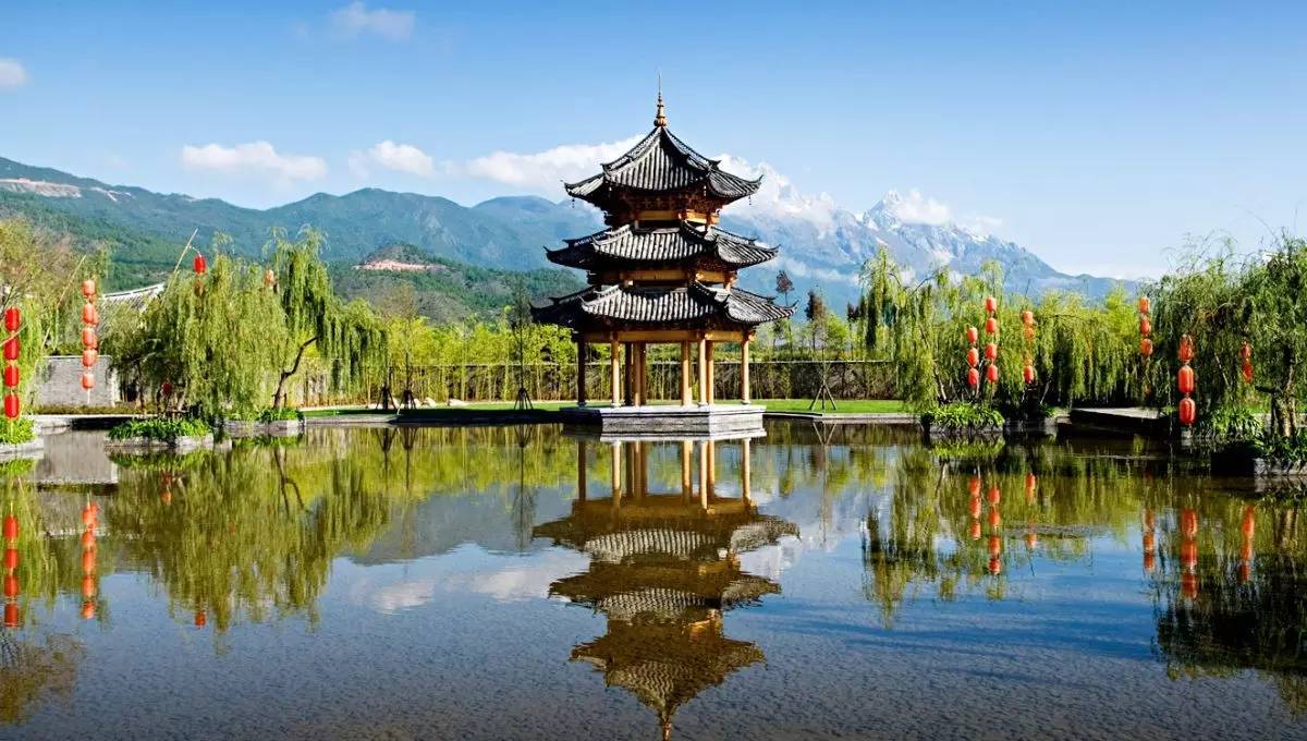 新中式建筑，悅榕莊中式酒店