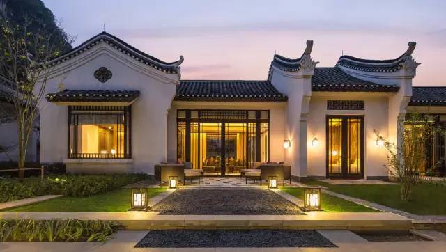 新中式建筑，悅榕莊中式酒店