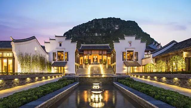 新中式建筑，悅榕莊中式酒店