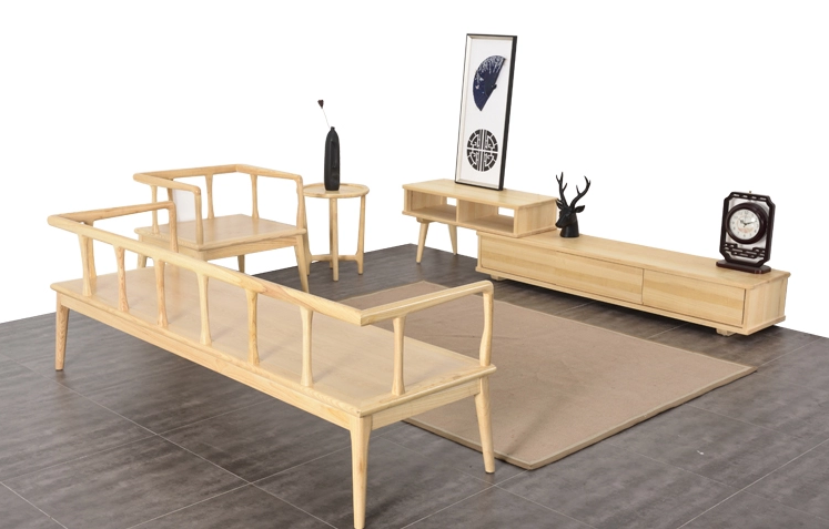 禪意中式沙發(fā)，新中式實木沙發(fā)