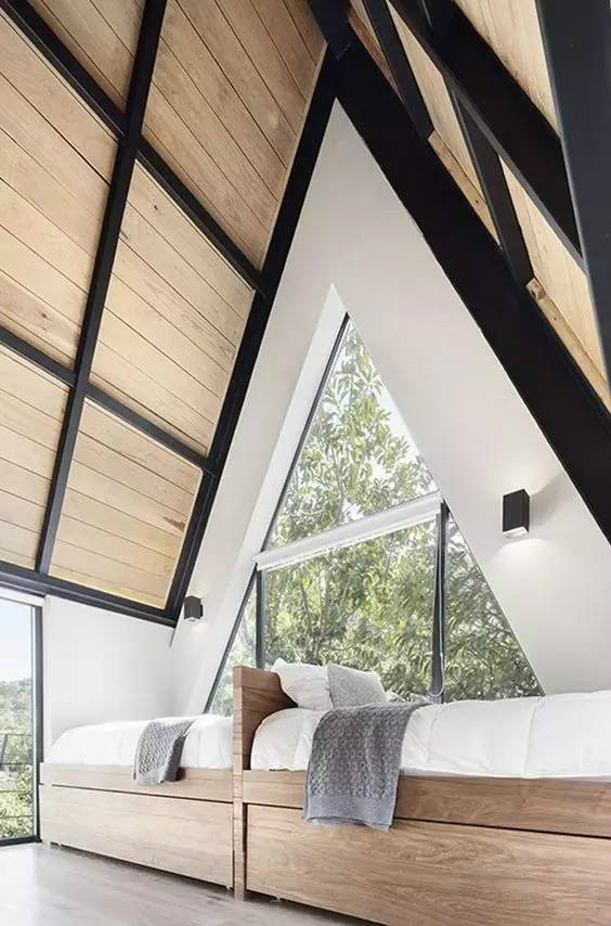 新中式建筑，創(chuàng)意三角屋