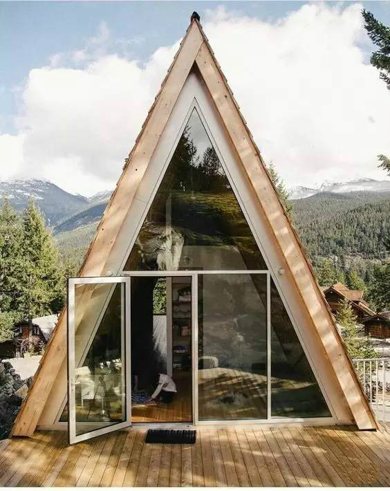 新中式建筑，創(chuàng)意三角屋