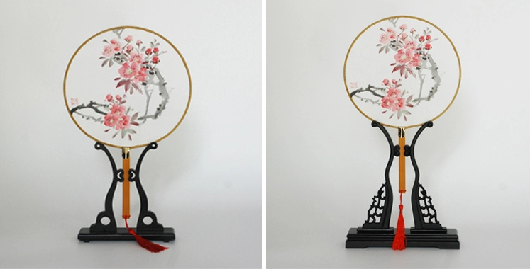 炎炎夏日的清涼，匠心啟航閱讀手繪真絲團扇