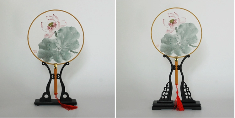 炎炎夏日的清涼，匠心啟航閱讀手繪真絲團扇