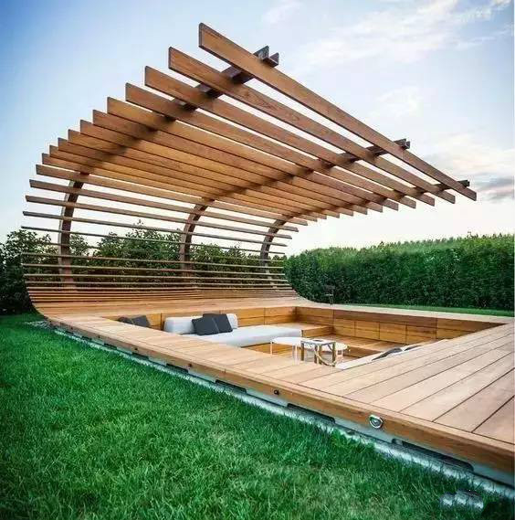 中式裝修設(shè)計，瘋狂的木頭