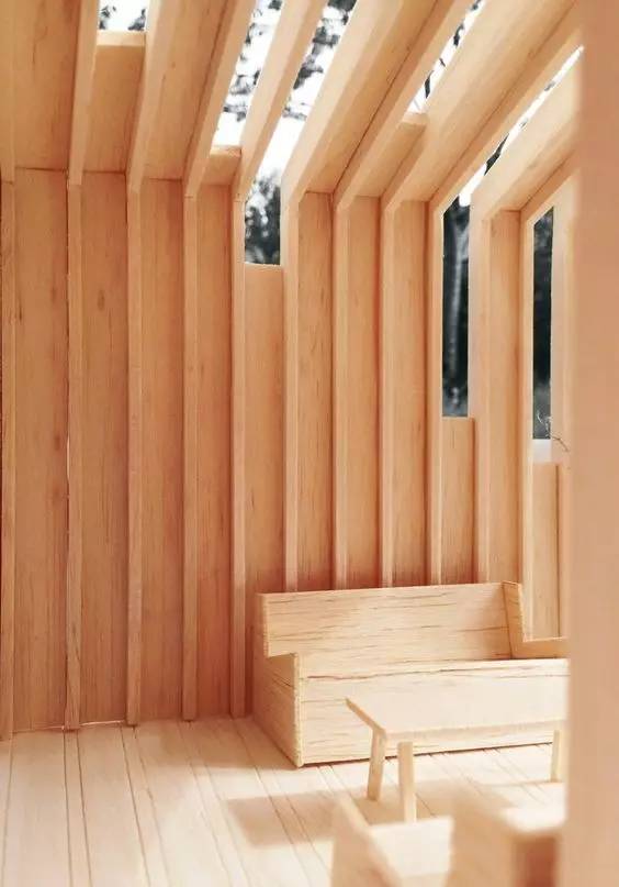 中式裝修設(shè)計，瘋狂的木頭