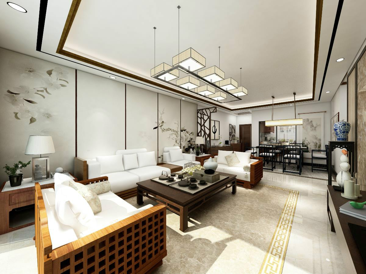 新中式，簡潔大氣的中式裝修