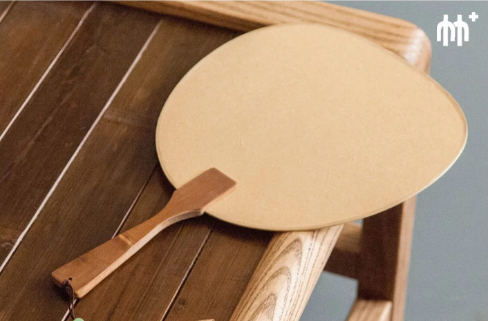 極簡(jiǎn)竹漿紙團(tuán)扇