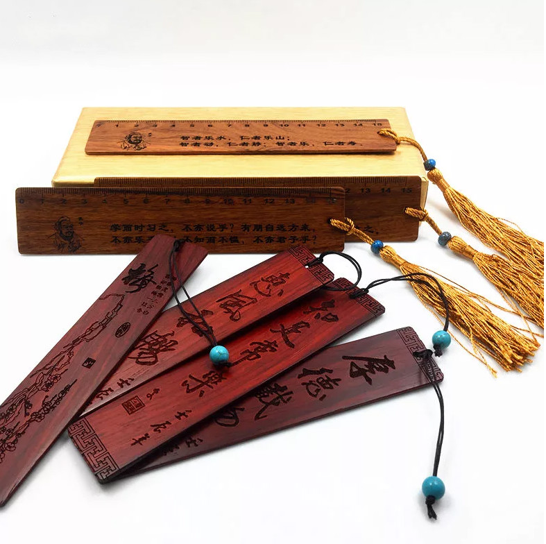 匠心啟航閱讀創(chuàng)意木雕紅木書(shū)簽