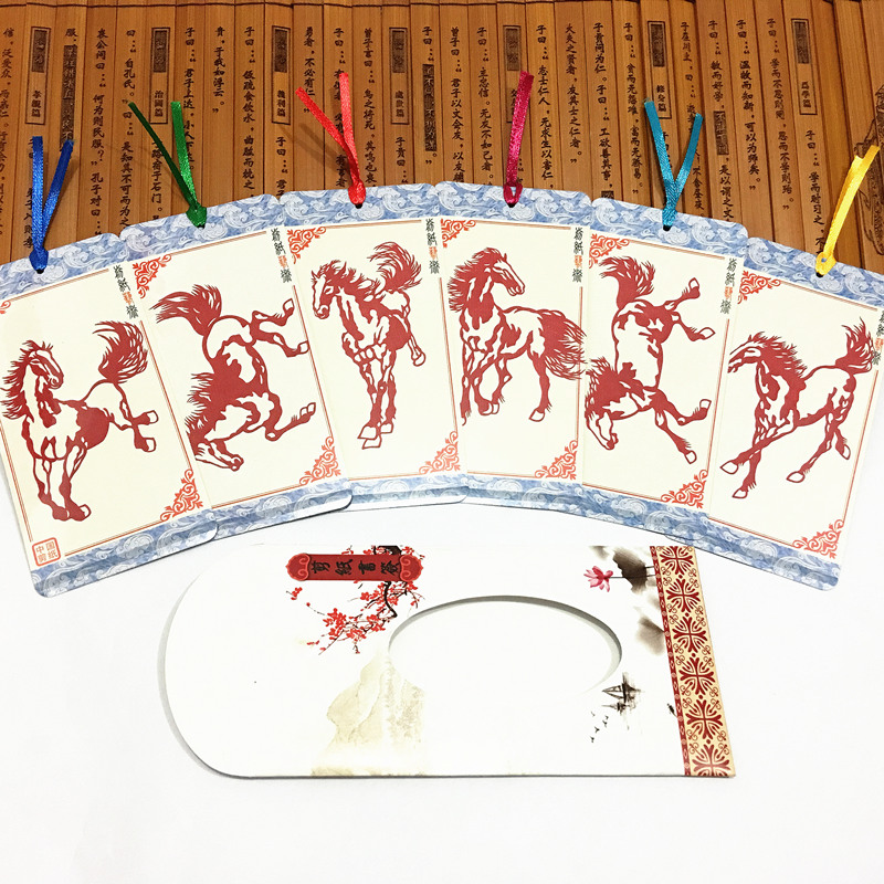 匠心啟航閱讀古典元素剪紙書簽設(shè)計(jì)