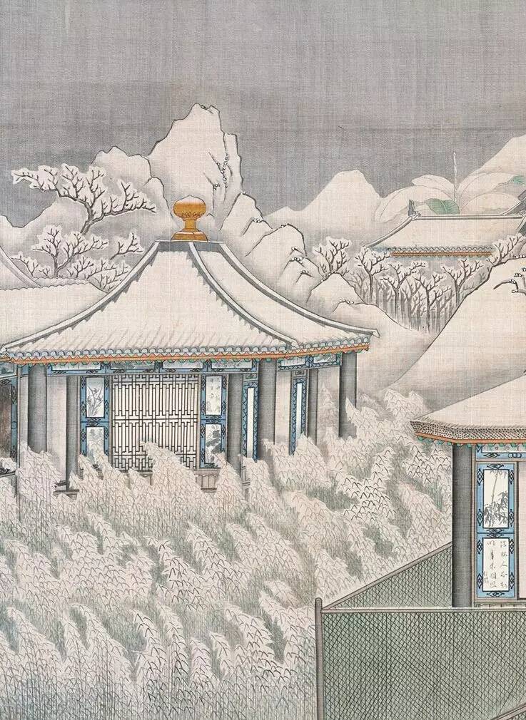 庭院深深，佳人依在