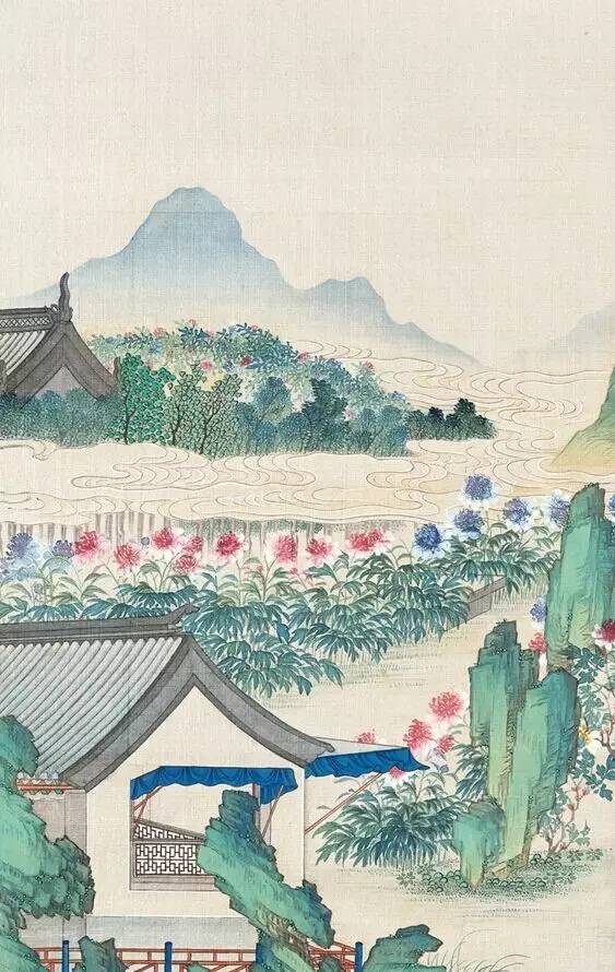 庭院深深，佳人依在