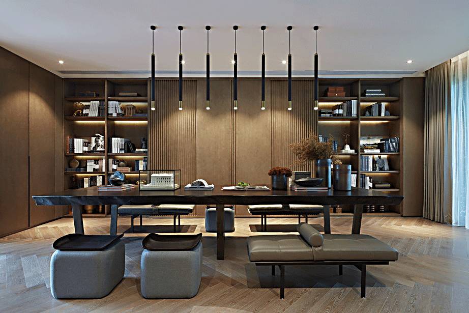 書房和茶室，新中式風(fēng)格的絕佳展現(xiàn)