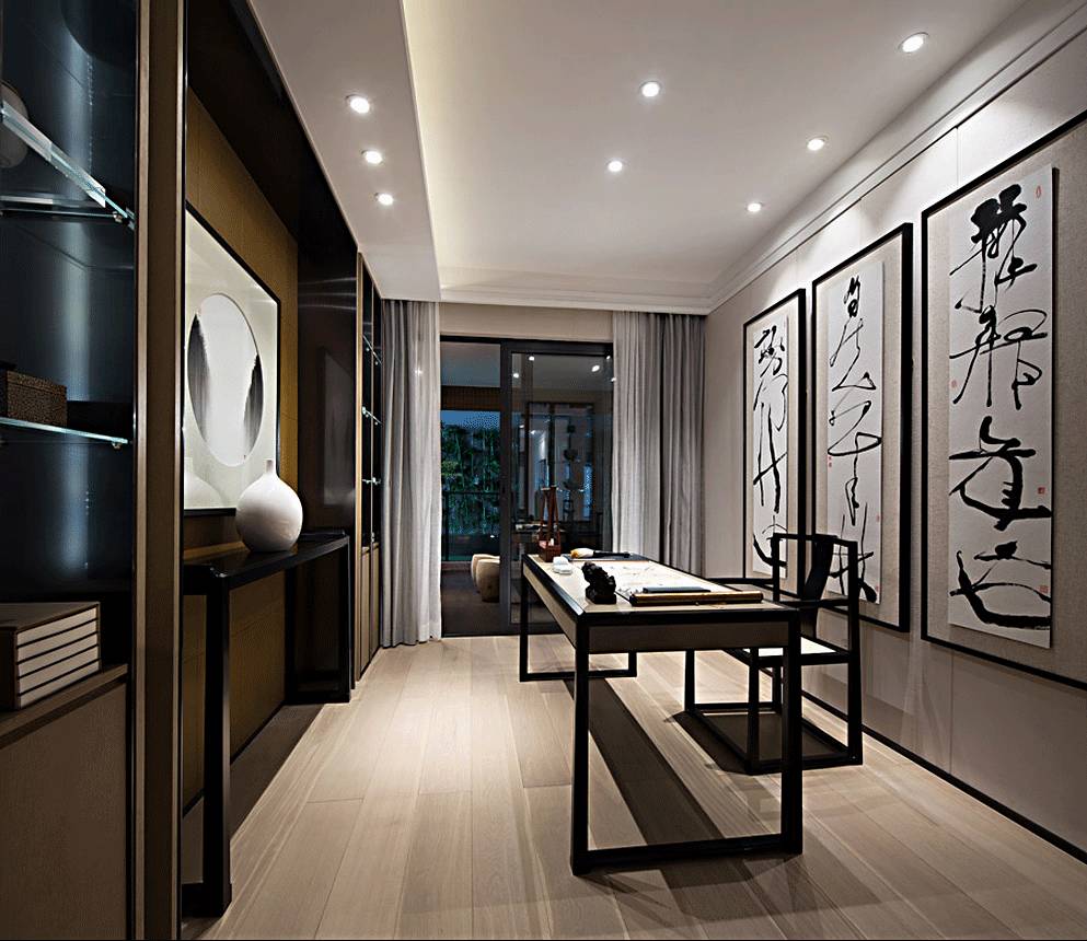 書房和茶室，新中式風(fēng)格的絕佳展現(xiàn)