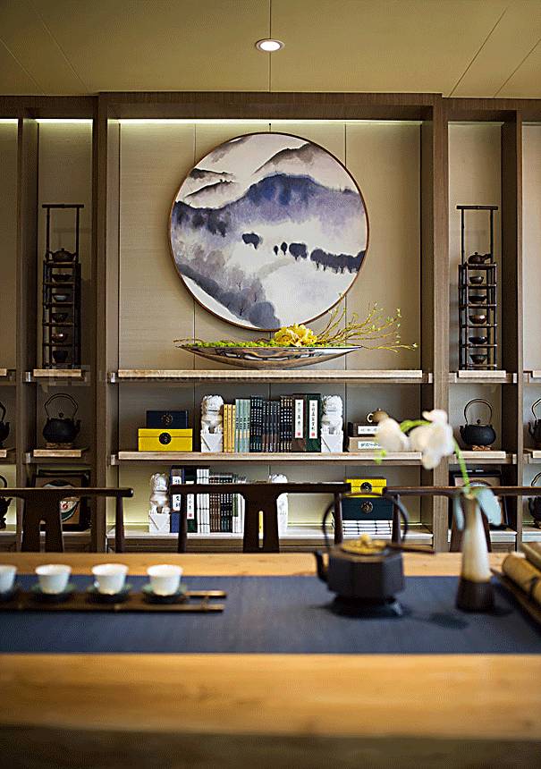 書房和茶室，新中式風(fēng)格的絕佳展現(xiàn)