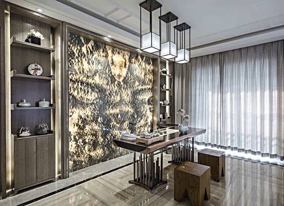 書房和茶室，新中式風(fēng)格的絕佳展現(xiàn)
