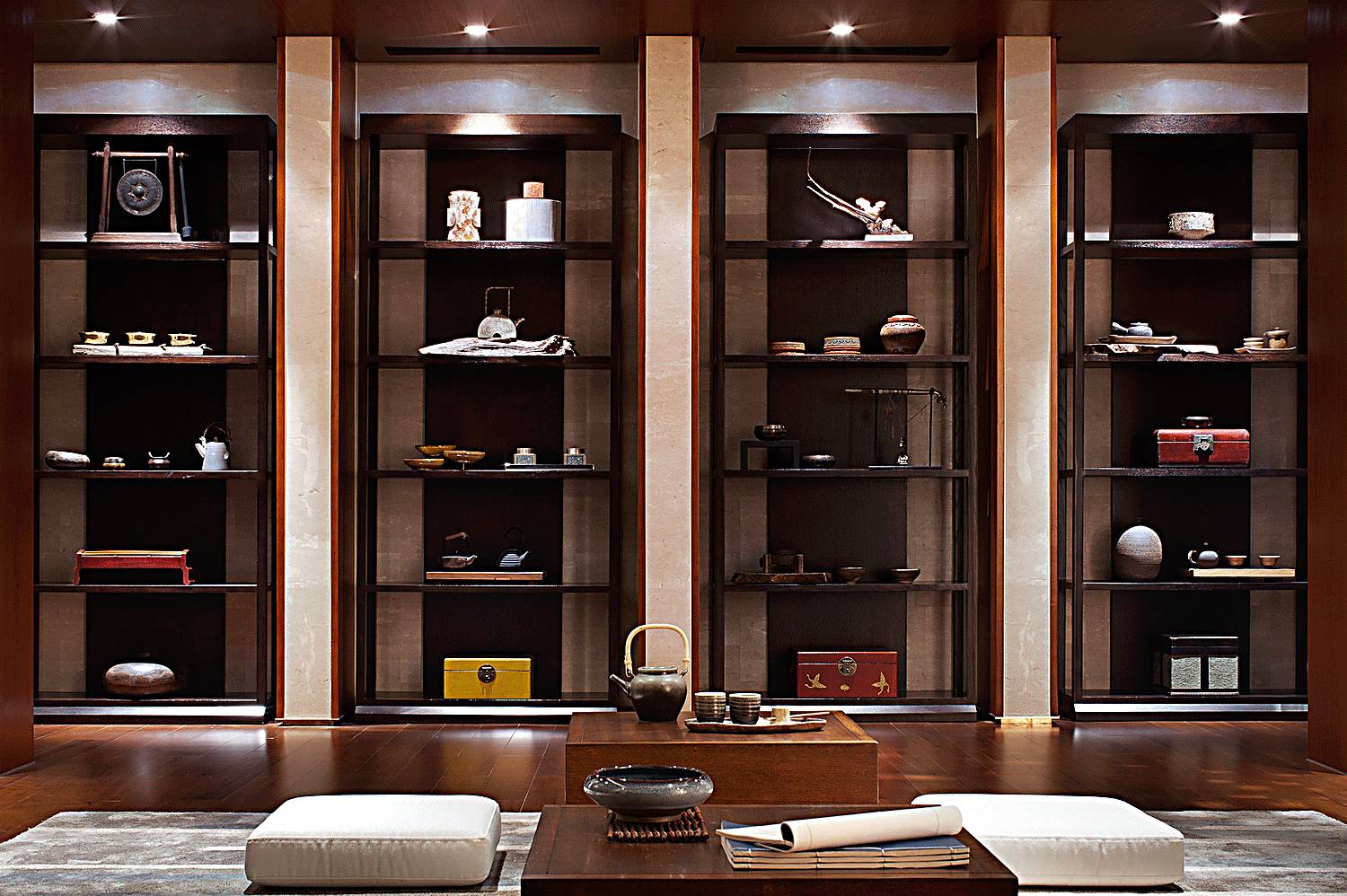 書房和茶室，新中式風(fēng)格的絕佳展現(xiàn)