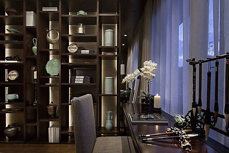 書房和茶室，新中式風(fēng)格的絕佳展現(xiàn)