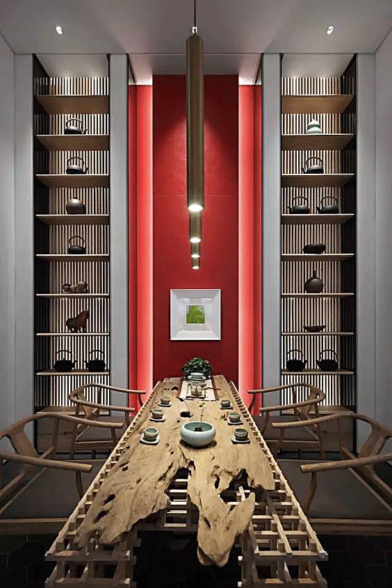 書房和茶室，新中式風(fēng)格的絕佳展現(xiàn)