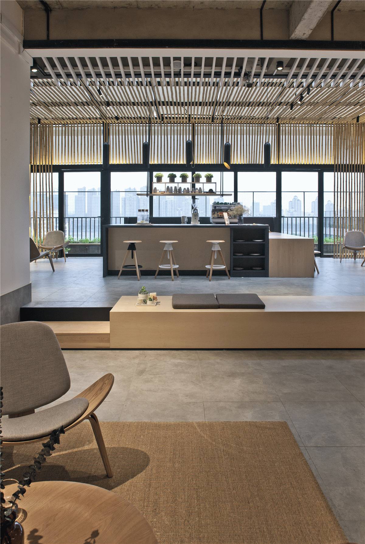 隱于繁華都市間，云初空間新中式裝修設(shè)計