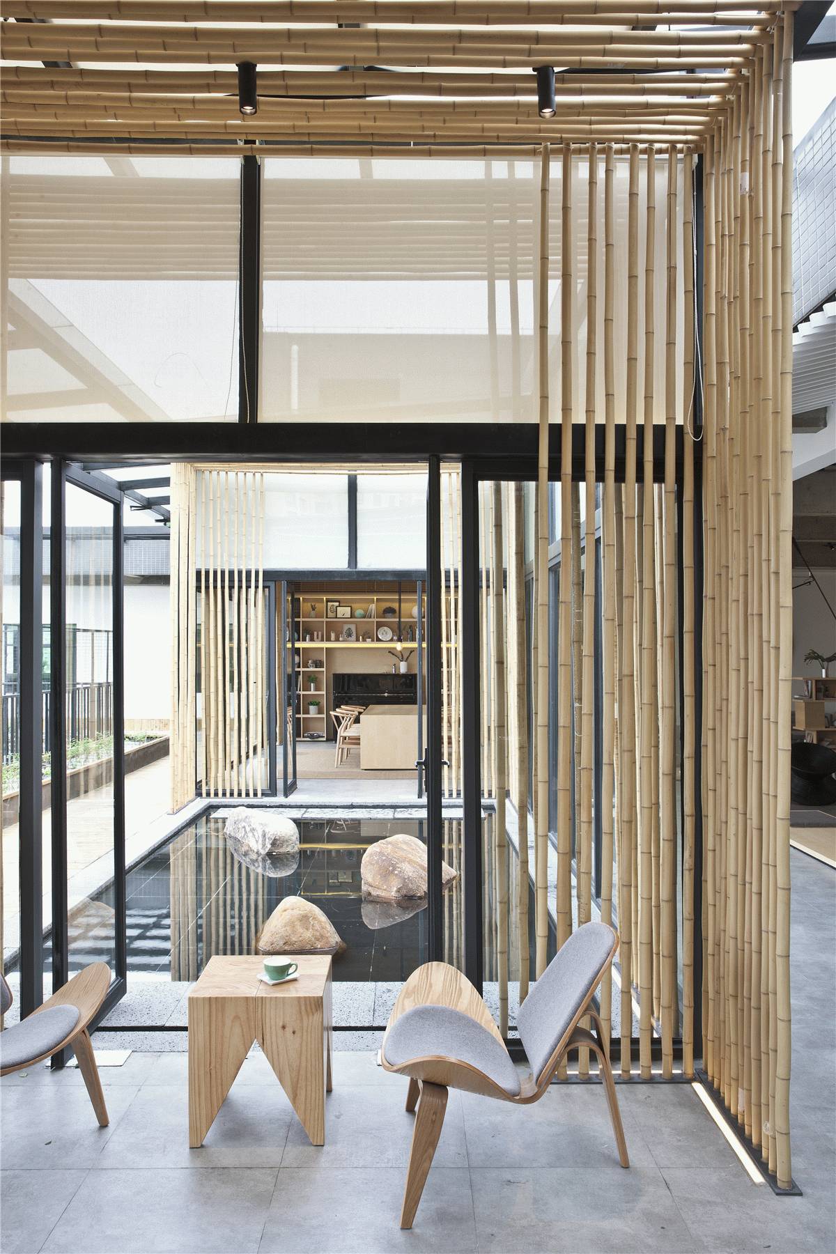 隱于繁華都市間，云初空間新中式裝修設(shè)計