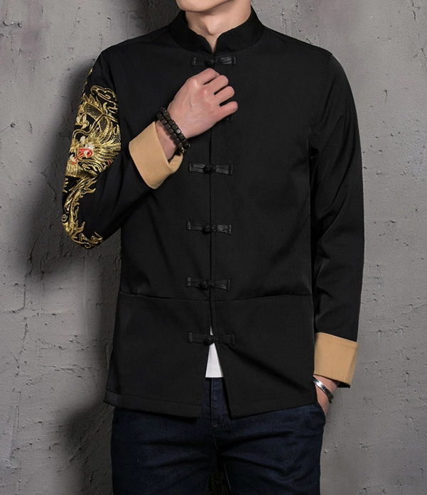 個(gè)性刺繡匠心啟航閱讀唐裝