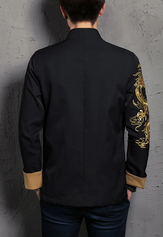 個(gè)性刺繡匠心啟航閱讀唐裝