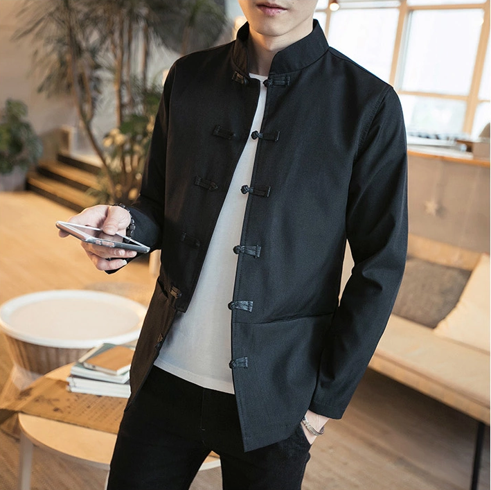 簡潔大氣的傳統(tǒng)匠心啟航閱讀唐裝