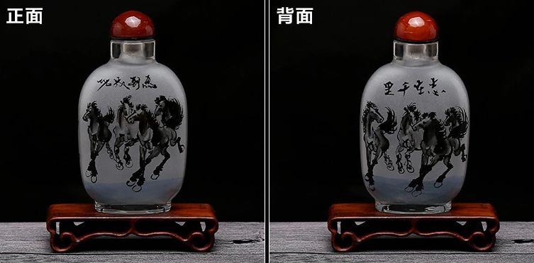 匠心啟航閱讀民間傳統(tǒng)手繪內(nèi)畫圖鼻煙壺