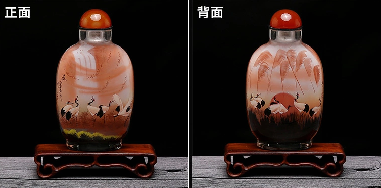 匠心啟航閱讀民間傳統(tǒng)手繪內(nèi)畫圖鼻煙壺